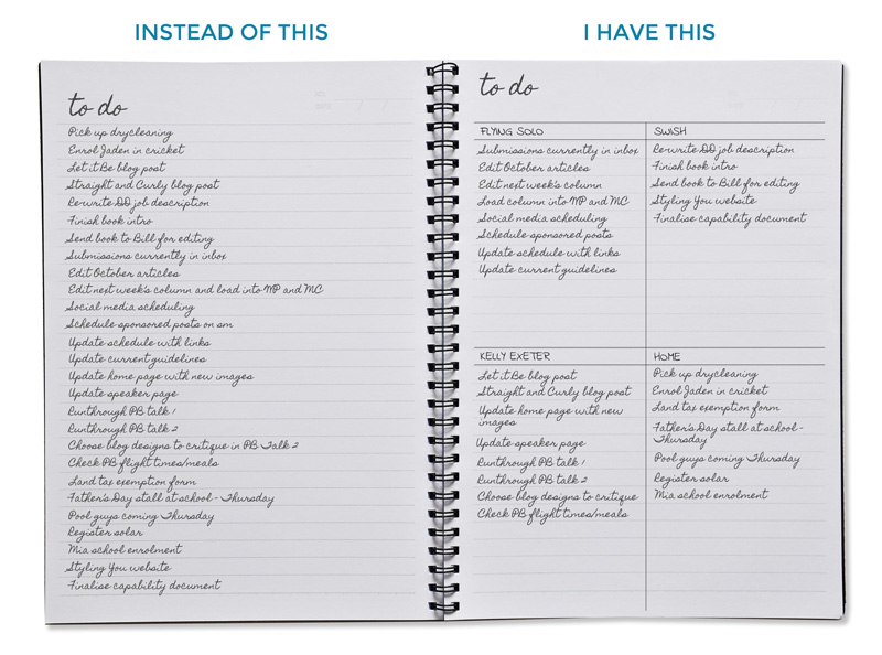 Two pads + a calendar: the simple system I use to organise life | Kelly ...